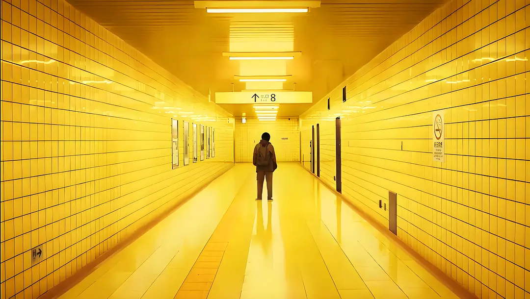 一部由游戏改编的日本恐怖片《8号出口》，看预告片都会被吓到！惊悚氛围超乎想象