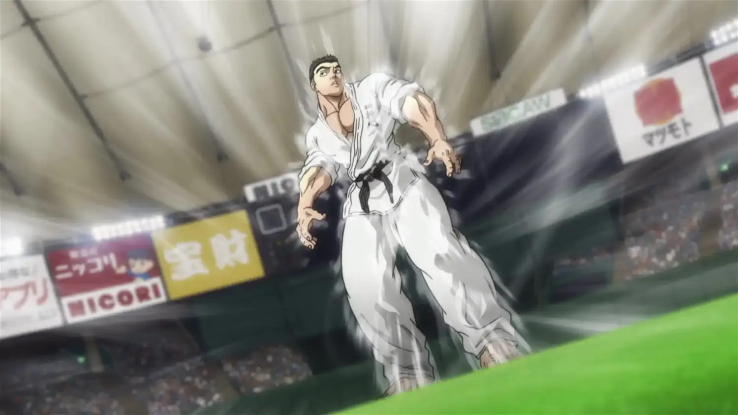 动画《范马刃牙》第二季「原人皮可篇」剧情评论，父子对战下月登场