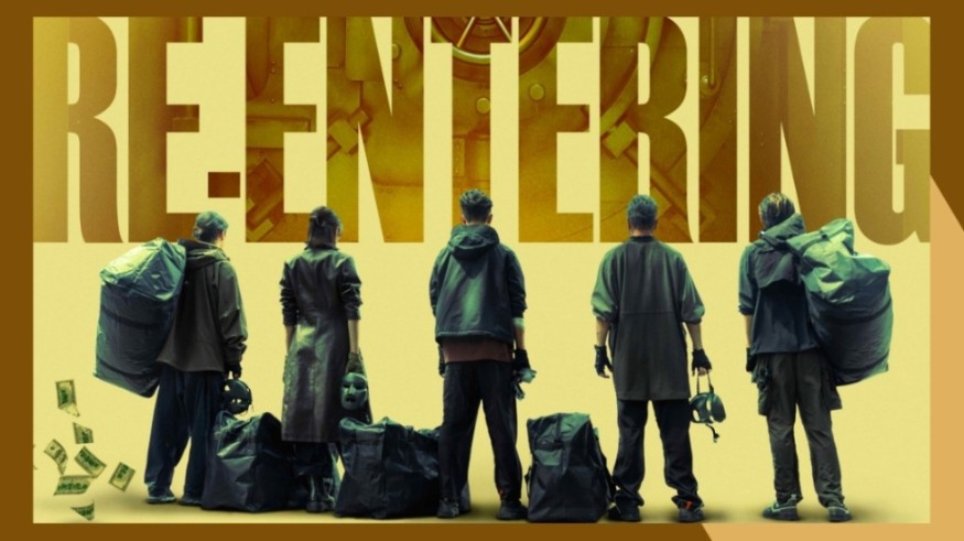 《还钱》前导海报曝光：陈柏霖等5大盗手上都拿着面具帅气登场