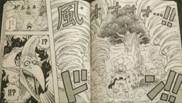 海賊王1177話：伊姆大人展示齧鼠形態，加林聖激戰尼卡路飛