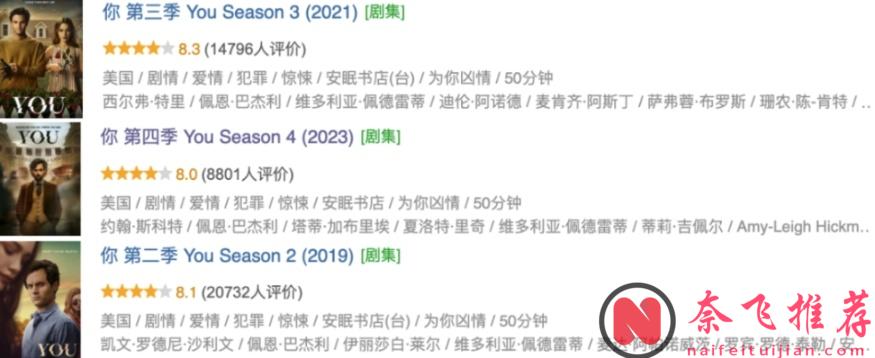 比《馴鹿寶貝》更加毛骨悚然的美劇《你/安眠書店》，愛與死亡的極致體驗！