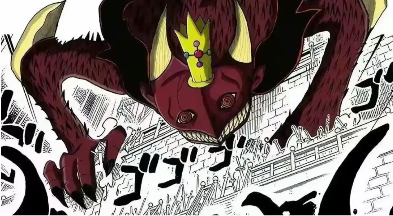 海賊王1177話：伊姆大人展示蠑螈形態，海軍討伐十字公會