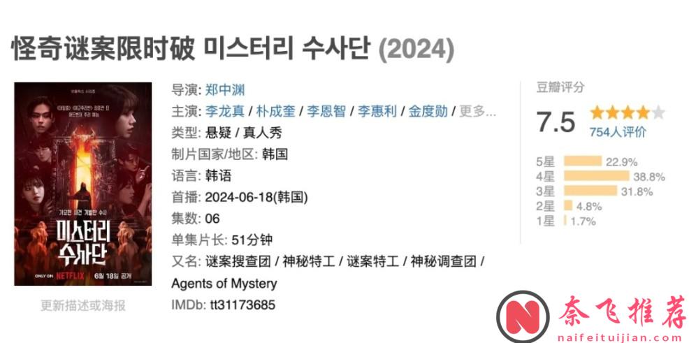 Netflix 推理综艺《怪奇谜案限时破》来袭，密室逃脱爱好者！