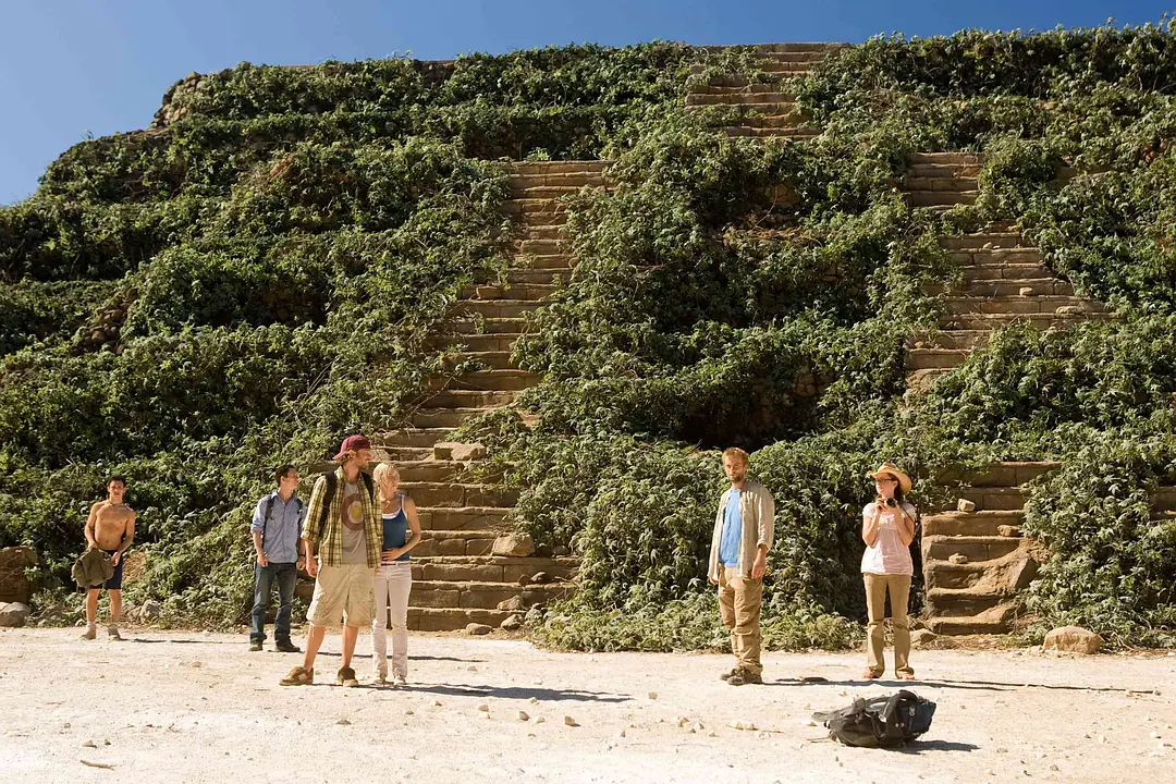 一部略血腥的B级恐怖片《恐怖废墟/禁入废墟》，看着挺肉疼