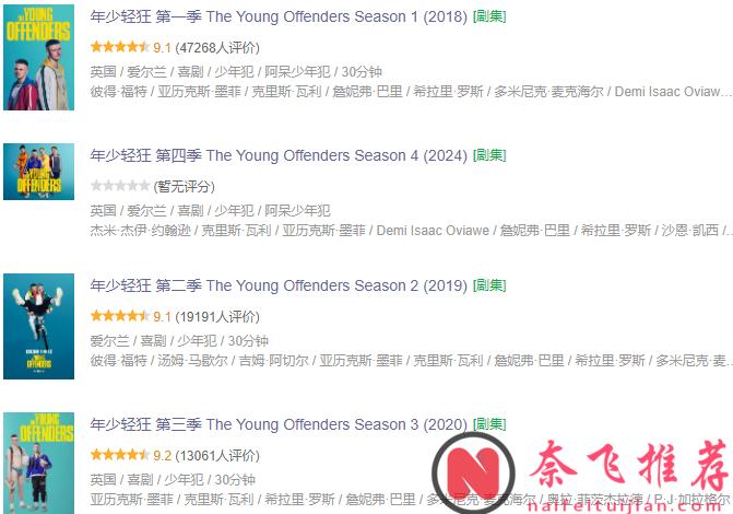 最高9.2分，这沙雕英剧《年少轻狂》真敢拍都出第四季了！