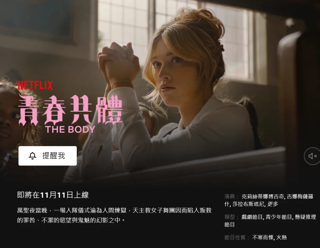 Netflix 2026年11月：10部最新精彩剧集呈现
