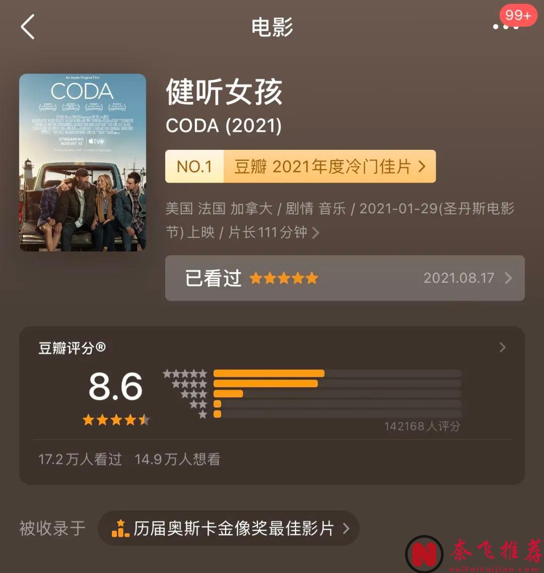 一部不起眼的冷门之作《健听女孩/乐动心旋律》，却夺下奥斯卡最佳！