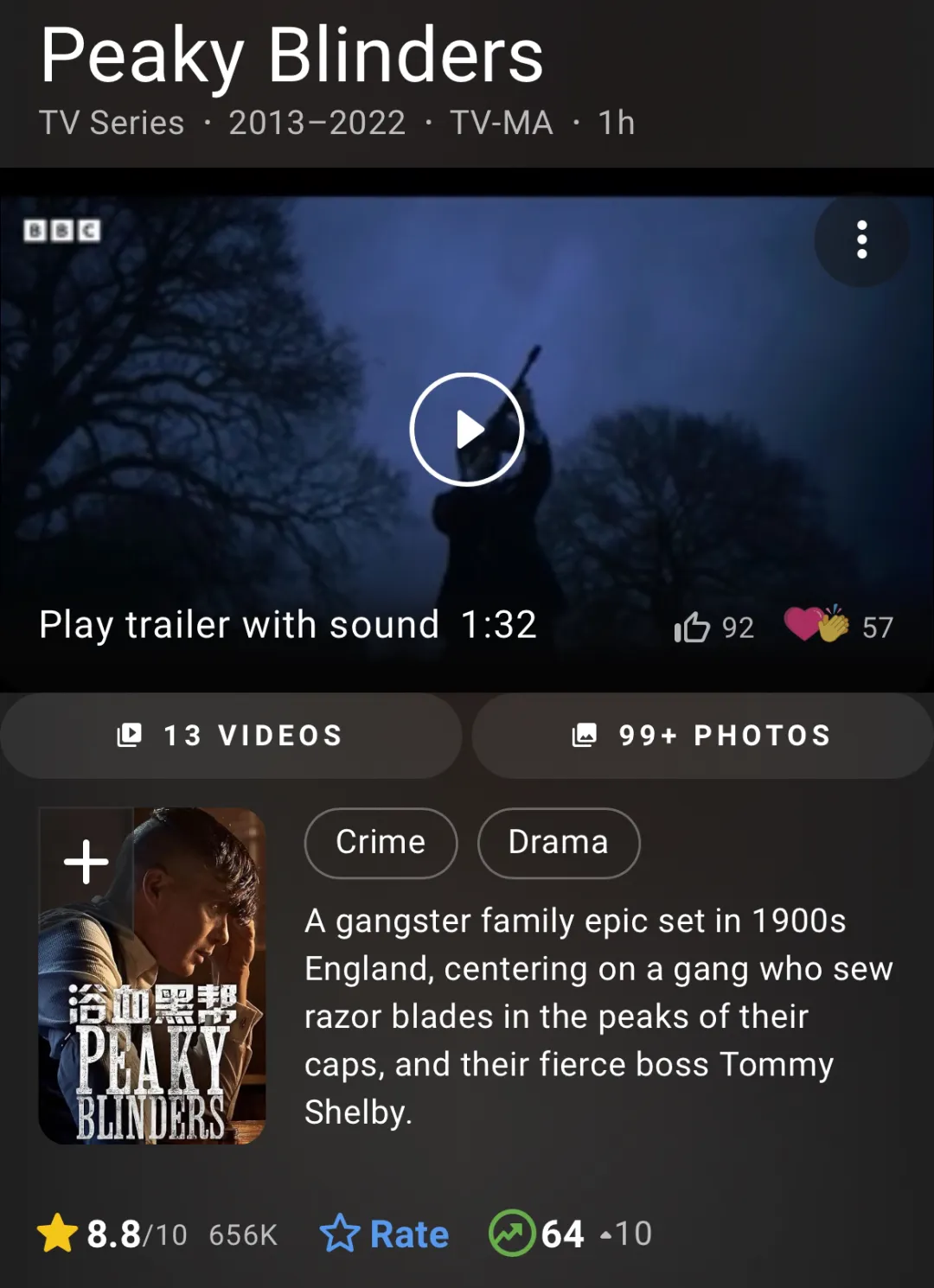 9.3分神剧《浴血黑帮》转战大银幕，万众期待的男神回归！