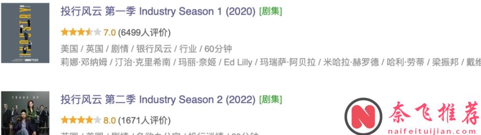 HBO全程亂搞狗血劇情美劇《投行風雲/投行迷情》上線了，完全猜不出他們的「情感」走向