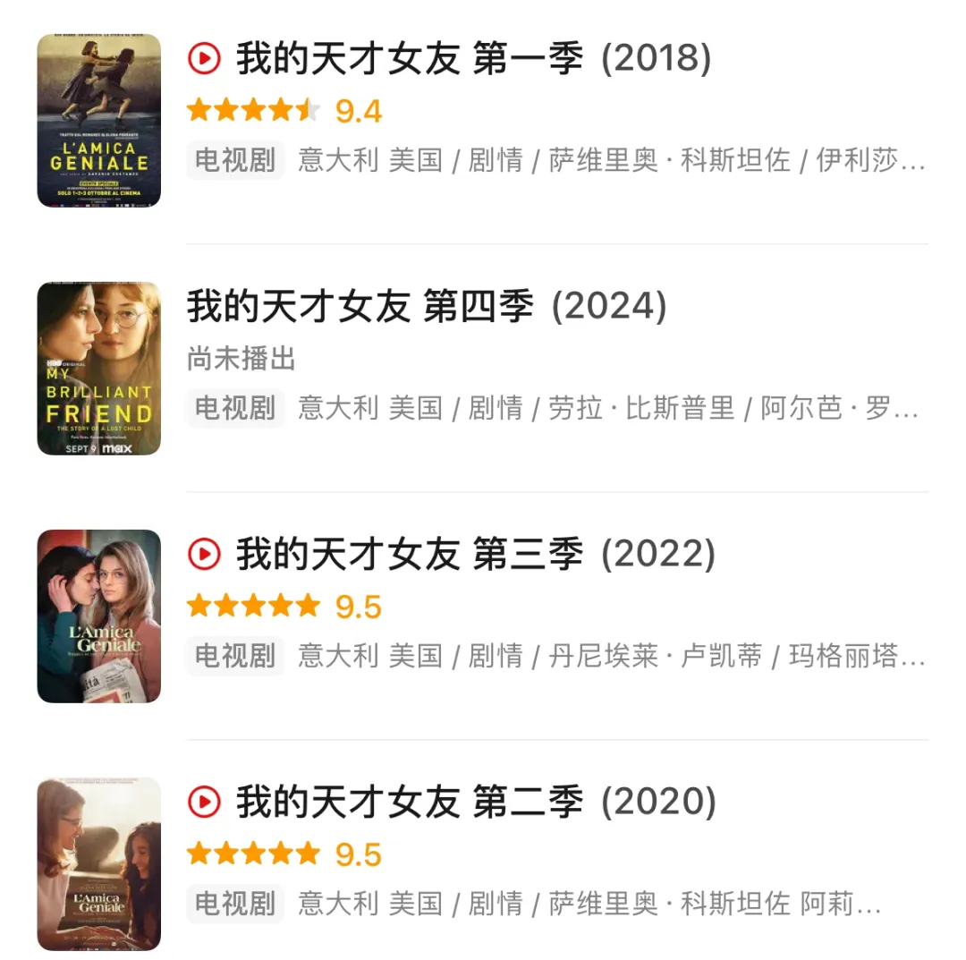 HBO放大招，9分神剧《我的天才女友》最终季时隔两年杀回来了