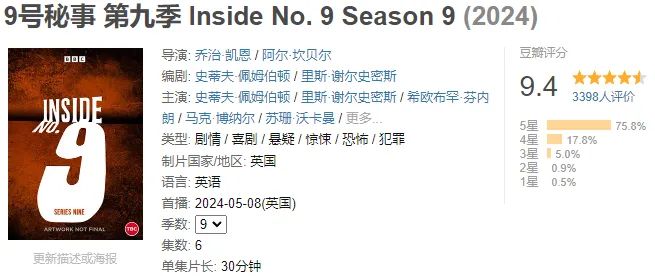 一集飙上9.4分！这英剧神作《9号秘事/9号秘事最终季》第九季终于回归！