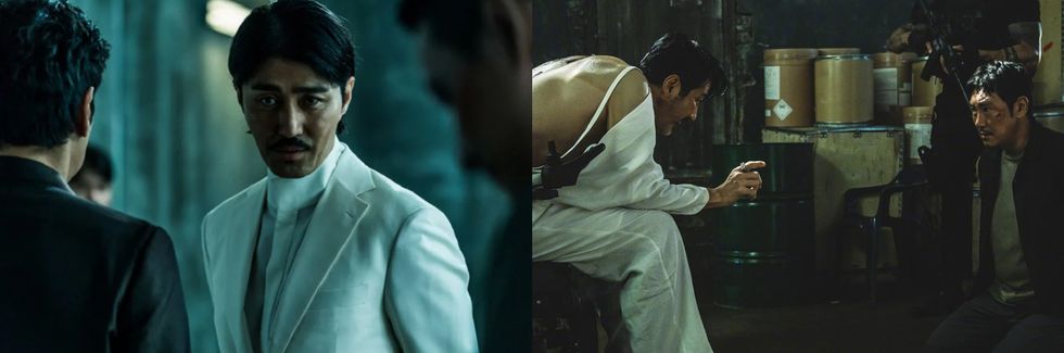 Netflix犯罪动作片《毒战》8看点！韩孝周扮「残忍反派」耍大刀凶狠开打，与赵震雄、车胜元引爆激烈血战