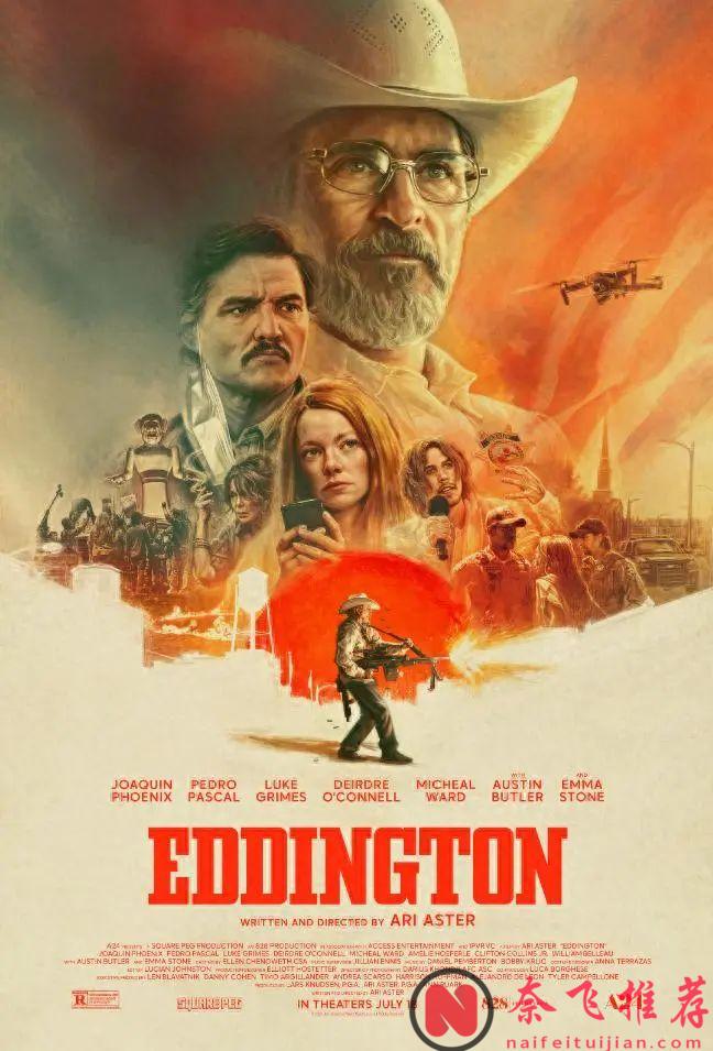 “小丑”又疯了，影帝+影后阵容西部爽片《爱丁顿》！