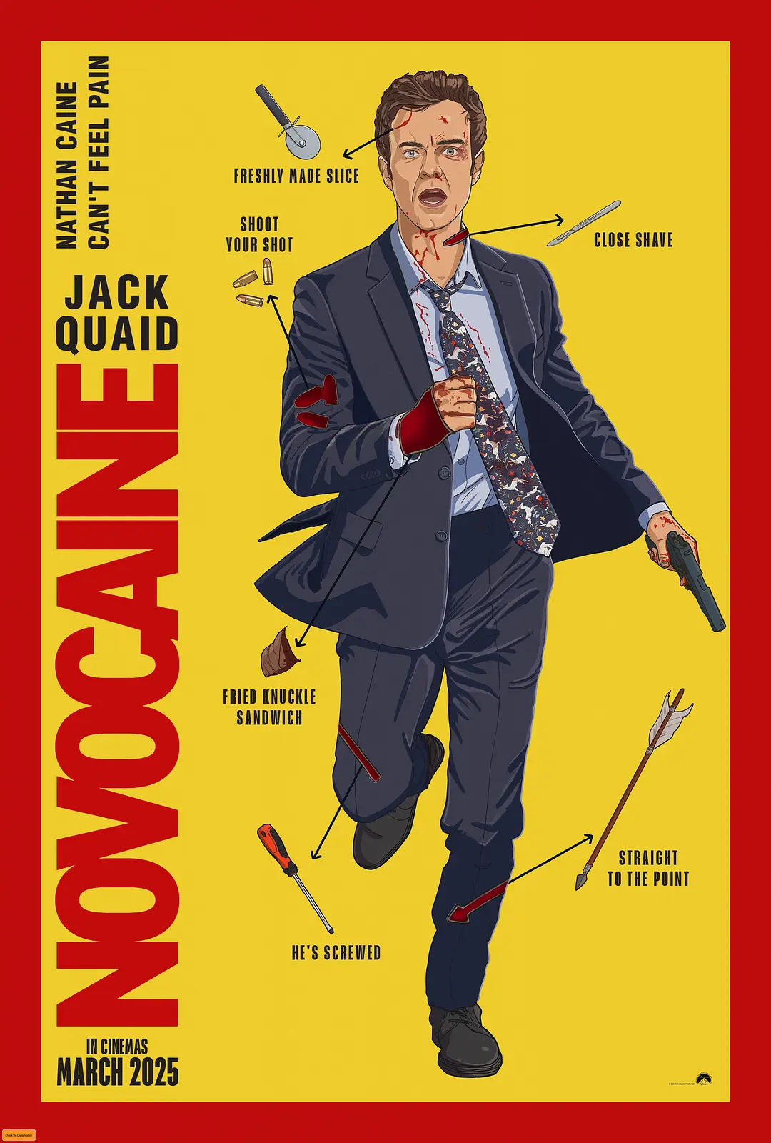 喜劇驚悚血漿片《無痛先生(臺) / 無痛俠(港)》，這很爆米花