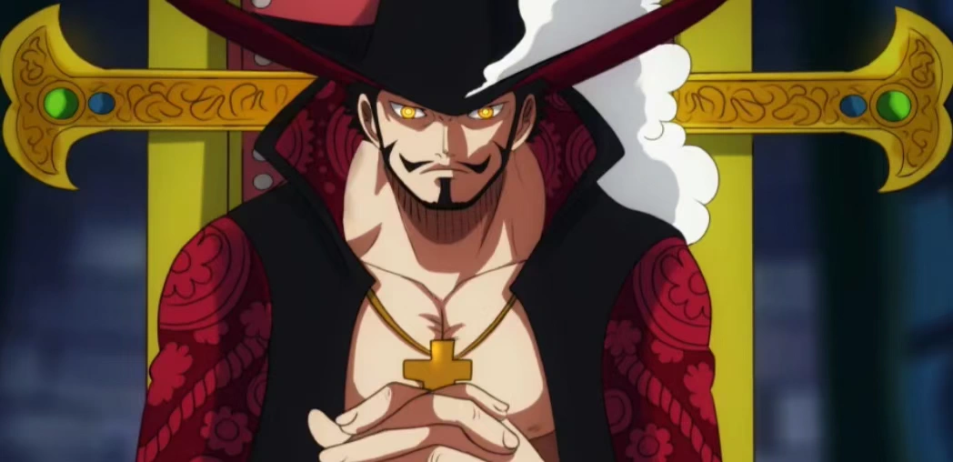 航海王/海贼王1167话漫画：果然，鹰眼曾经就是神骑一员，还是伊姆家族成员