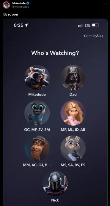 自11月1日起Disney +即將在加拿大開始限制分享密碼!