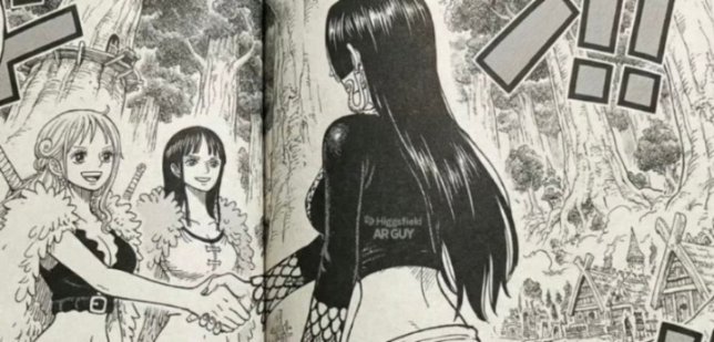 海賊王1180話：女帝漢庫克來到艾爾巴夫，伊姆大人激戰尼卡路飛