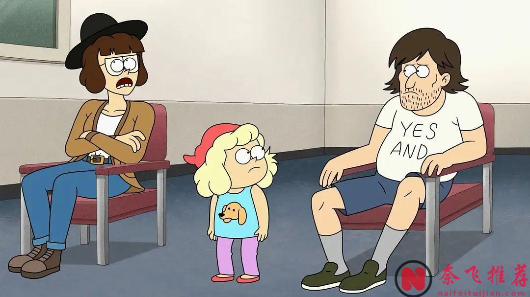 9.1分，HBO這部大人愛看的動畫《脫序一家親/人生差一點》，將夫妻那些事說破了