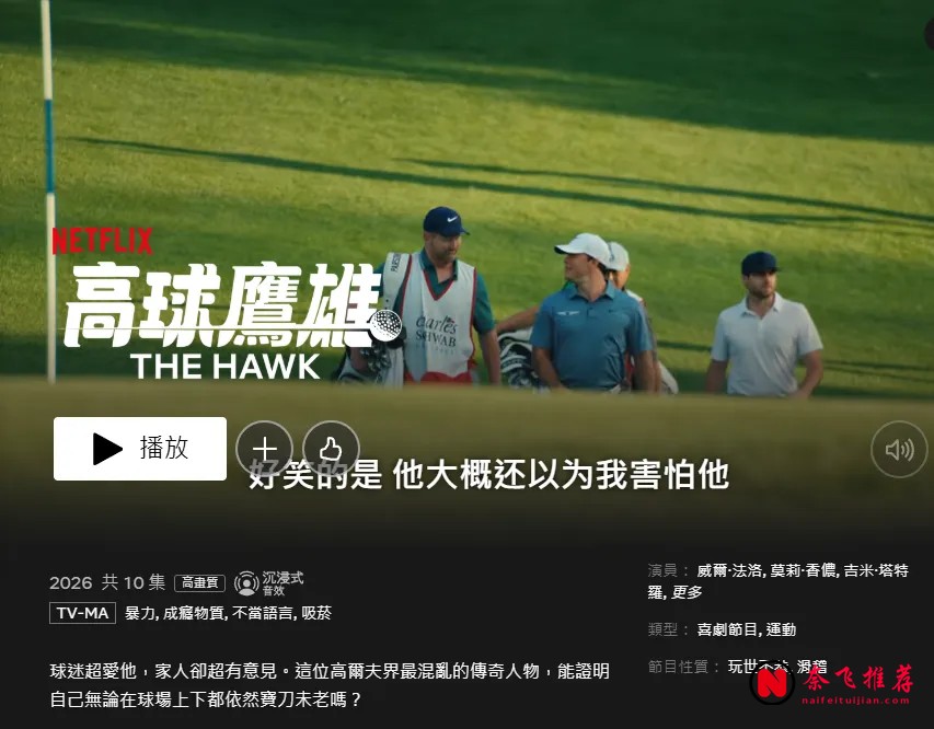 Netflix美國區劇集熱播榜TOP10一覽