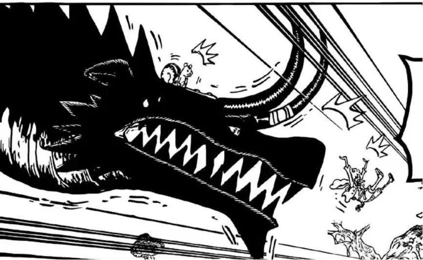 海賊王1180話：伊姆大人展開翅膀，葛爾茲被索瑪茲聖砍掉手指