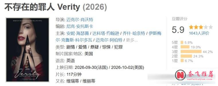 雙女神最新懸疑驚悚片《不存在的罪人》！高能反轉不斷