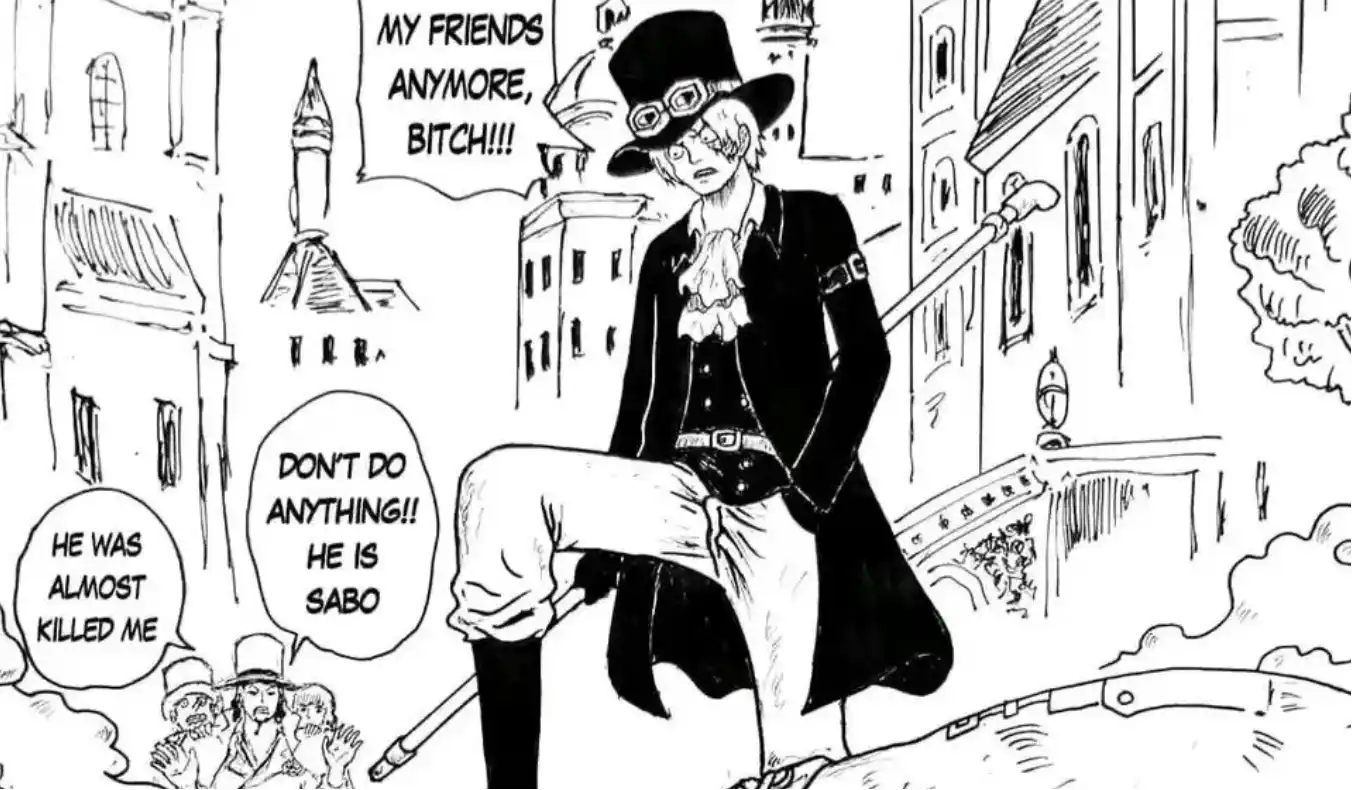 海賊王1180話：伊姆大人展示惡魔形態，薩博腳踩天龍人，太霸氣了