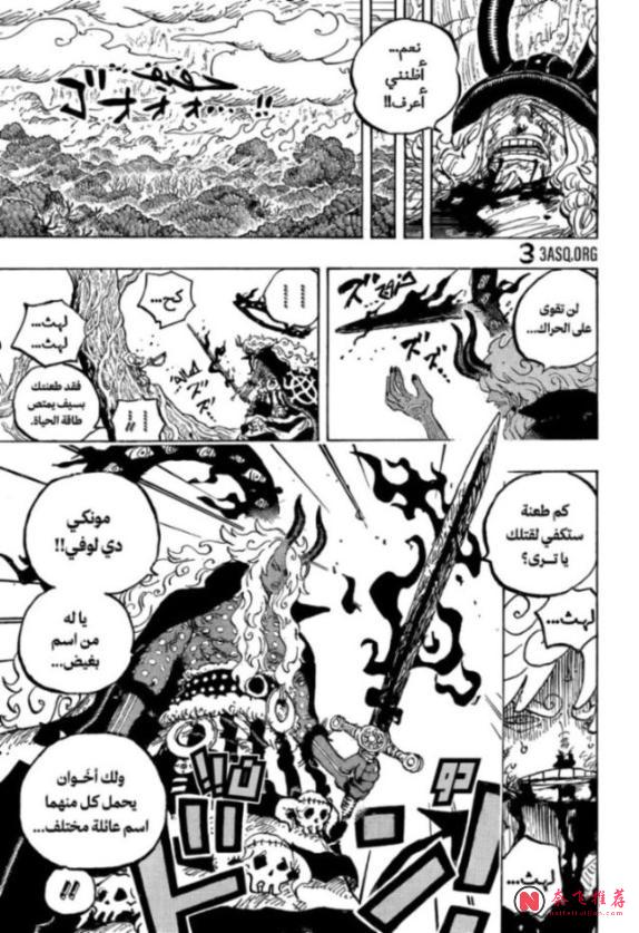 海賊王1189話全圖解說丨王之雙翼陷入苦戰！伊姆提到艾斯與薩博