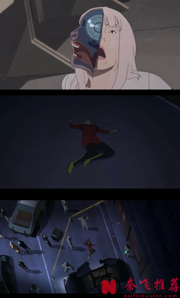 暴力美学+赛博朋克 爽！这部动画《火星特快/火星叛客》太解乏了...