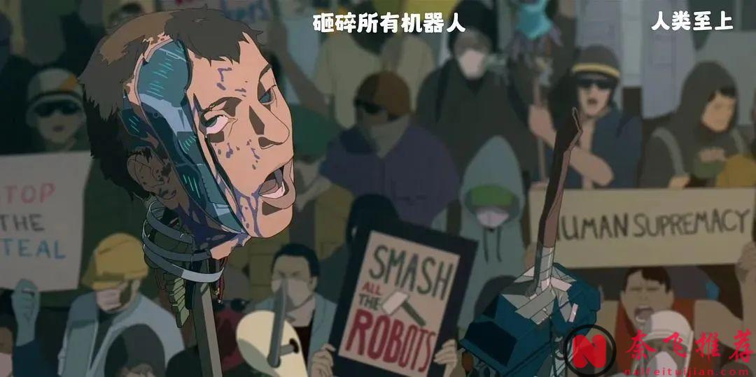 暴力美学+赛博朋克 爽！这部动画《火星特快/火星叛客》太解乏了...