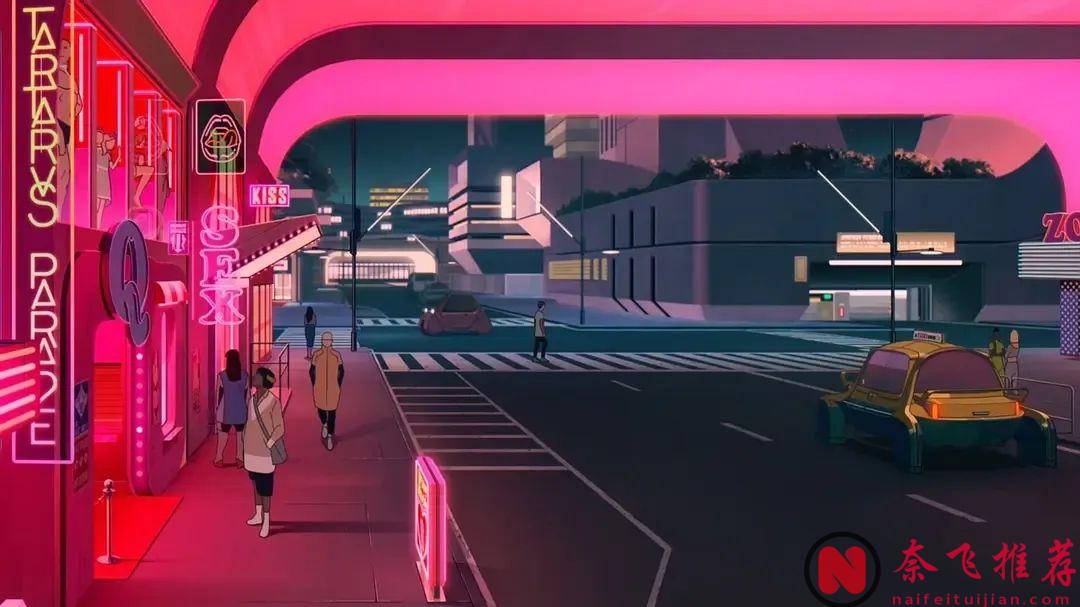 暴力美学+赛博朋克 爽！这部动画《火星特快/火星叛客》太解乏了...