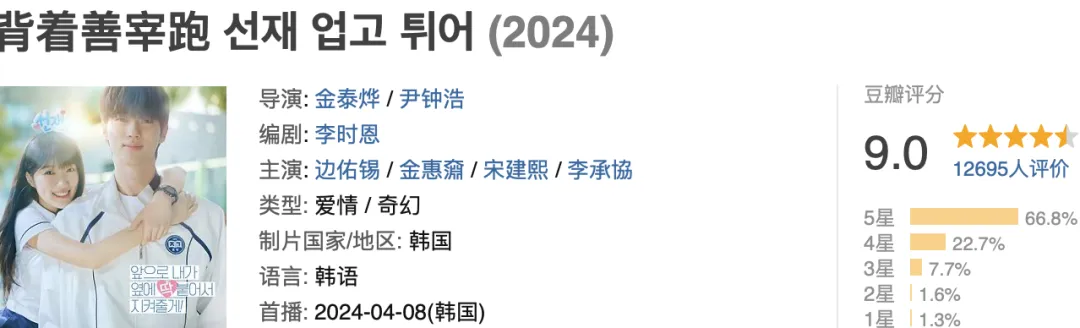 豆瓣9.0，這部近期最佳「穿越題材」韓劇太甜啦！