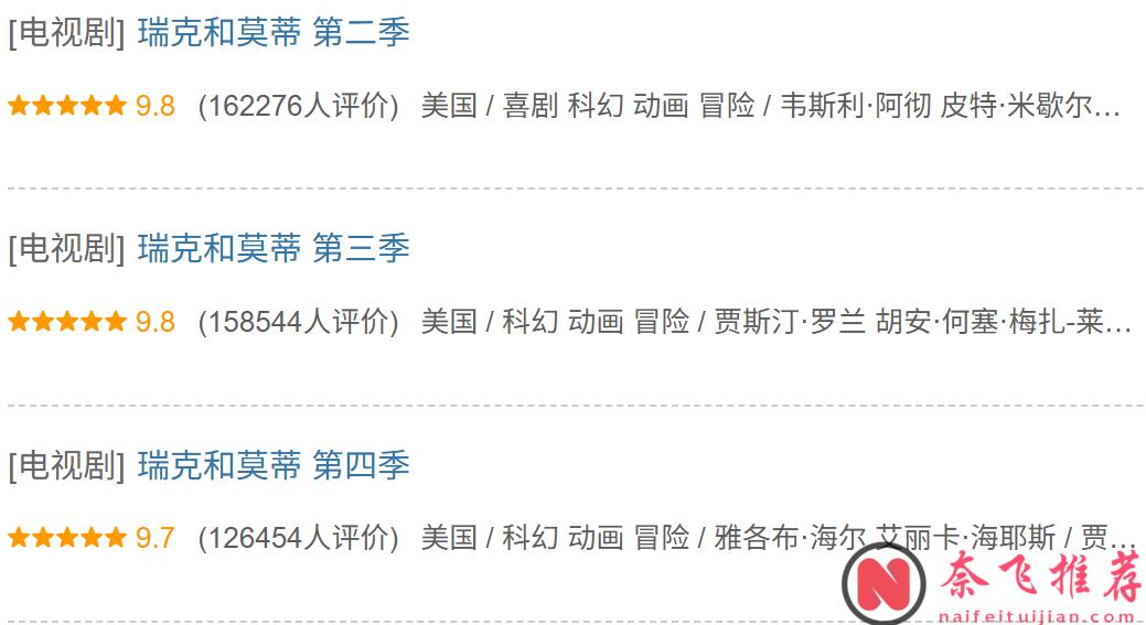 这才是没下过9分直逼满分、久经考验的神仙动画剧《瑞克和莫蒂》（Rick and Morty）第八季