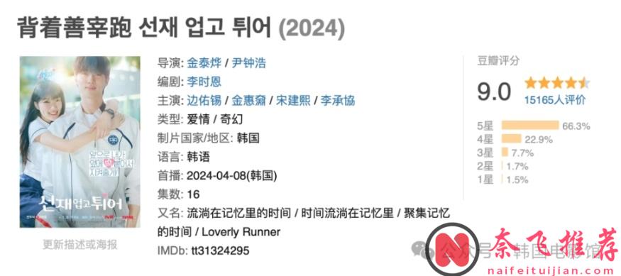 豆瓣9.0分的《背着善宰跑》，又一部黑马韩剧来啦！