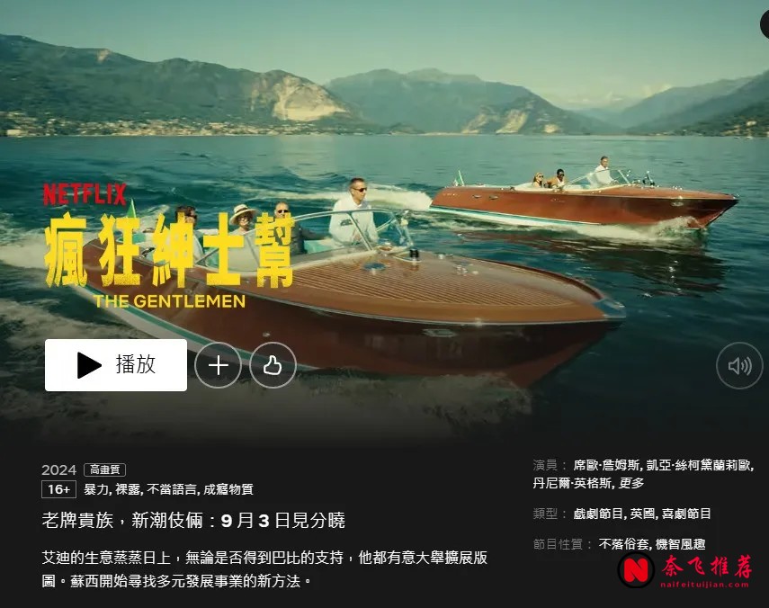 Netflix 2026年8月待映片單:多部黑幫劇搶先看