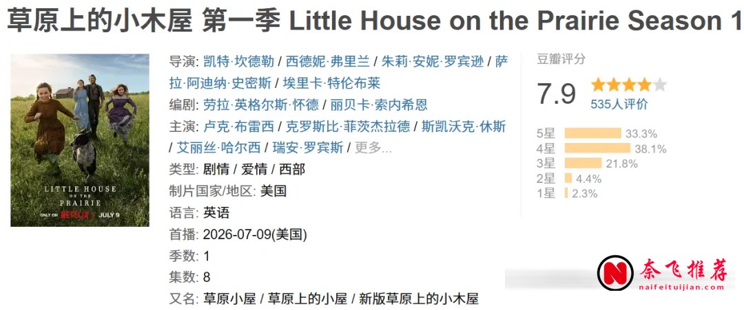 《草原上的小木屋/大草原之家》：Netflix治愈新剧的草原生活