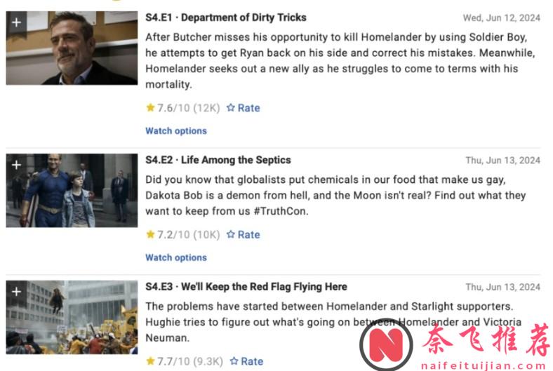 《黑袍纠察队》第四季更新完结，为了重口而重口的俗套剧情引来吐槽一片