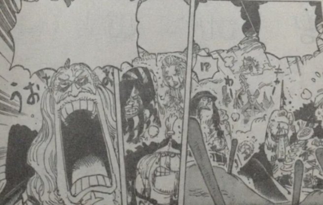 海贼王1175话全图解说丨尼卡路飞与雷龙洛基双神降临！一拳打爆索玛兹拯救巨人小孩