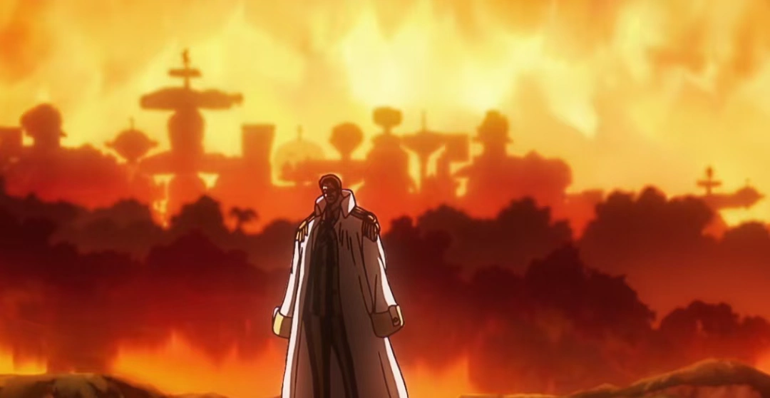 航海王/海賊王1154集：赤犬質疑黃猿沒補刀行為，網友卻說黃猿的聲優差點意思