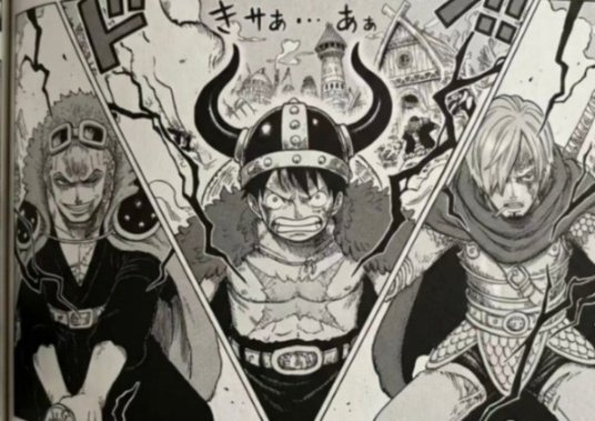 航海王/海贼王1171话：草帽团三巨头，能否压制住伊姆的黑转吗？