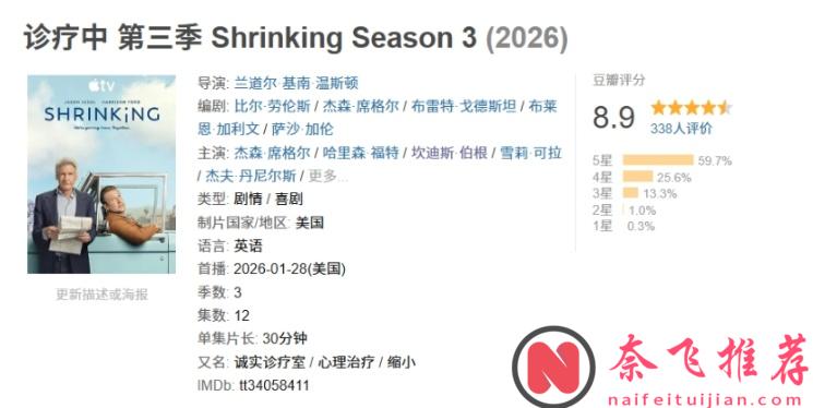 Apple TV+又出爆款，這部高分神劇《診療中/誠實診療室》太頂了