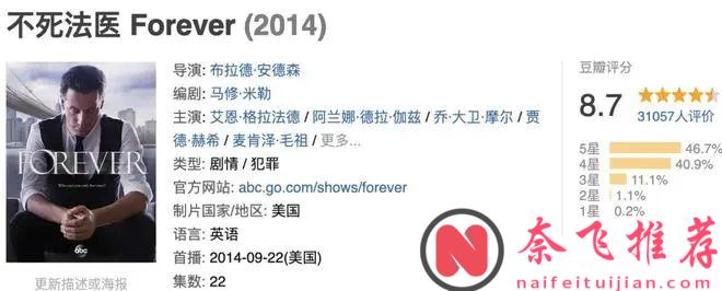 旁白超讚，劇情設定很有意思的奇幻美劇《不死法醫》