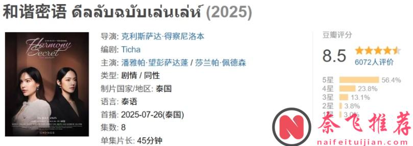 双女神同戏，这部限制级新剧《和谐密语》看完让人欲罢不能