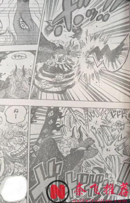海賊王1188話全圖解說丨路飛化身燈神迎戰伊姆!甚平一招擋下世界之王的魔氣