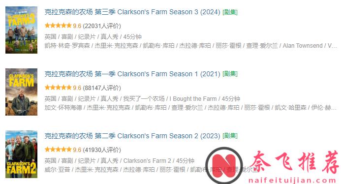9.6分炸了，这零差评口碑神作《克拉克森的农场》第四季终于回归！